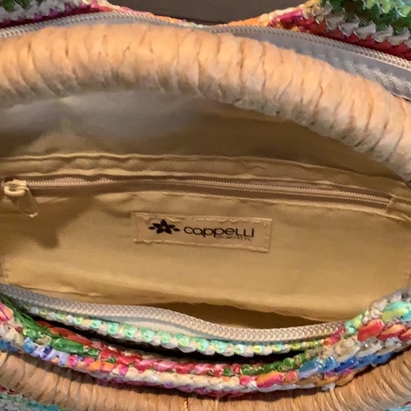 Cappelli Straworld Multicolor Straw Bag W/Braided Strap - Picture 10 of 10